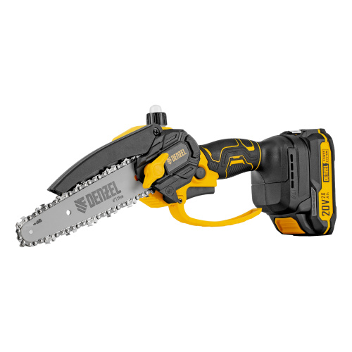 Цепная мини-пила аккумуляторная бесщет., CCS-150, шина 150 мм, Li-Ion, 20 В Denzel по ценам производителя в Москве с доставкой по всей России