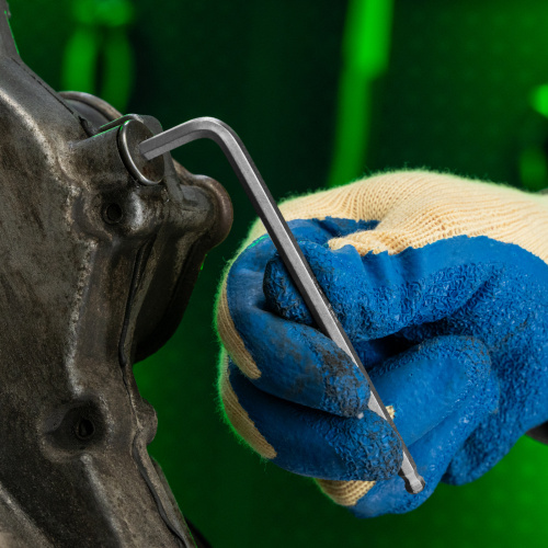 Набор ключей имбусовых, HEX, 1,5-10 мм, CrV, 9 шт., удлиненные, с шаром Сибртех по ценам производителя в Москве с доставкой по всей России