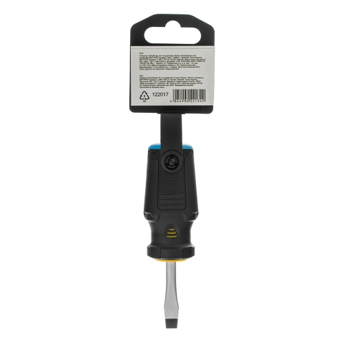 Отвертка, SL6x38 мм, S2, 3к рукоятка Denzel по ценам производителя в Москве с доставкой по всей России