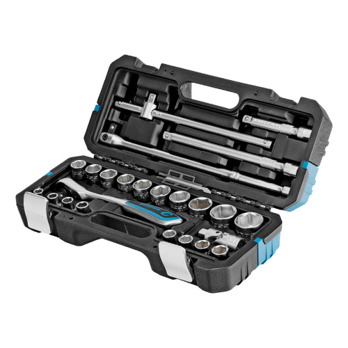 Набор инструментов, 1/2", CrV, 120 зубьев, 24 предмета Gross по ценам производителя в Москве с доставкой по всей России