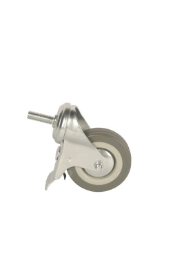 Колесо аппаратное поворотное SCtgb 93 75 мм с болтом и тормозом (F) купить в Москве с доставкой по всей России | ProtosMarket.ru