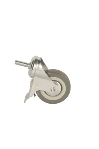 Колесо аппаратное поворотное SCtgb 93 75 мм с болтом и тормозом (F) по ценам производителя в Москве с доставкой по всей России