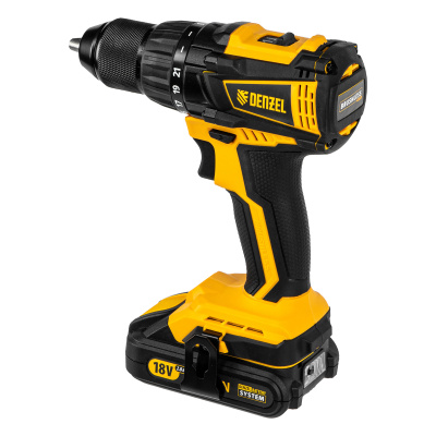 Дрель-шуруповерт аккумуляторная, бесщет. BLDL-IB-18-02, Li-Ion, 18 В, 2 акк. Denzel по ценам производителя в Москве с доставкой по всей России