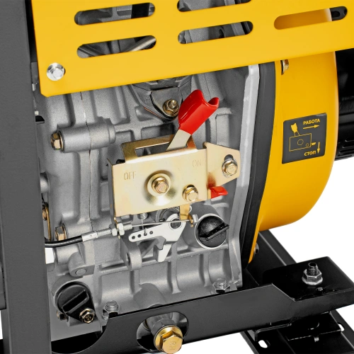 Генератор дизельный DES-55, 5,5 кВт, 230 В, 11 л, ручной стартер Denzel по ценам производителя в Москве с доставкой по всей России