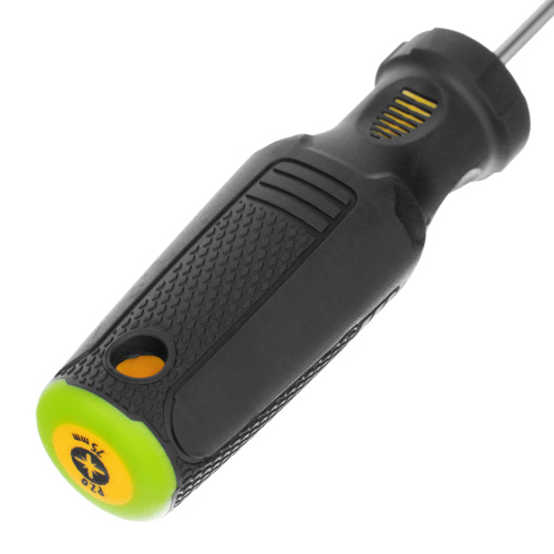 Отвертка PZ0x75 мм, CrV, трехкомпонентная рукоятка Denzel по ценам производителя в Москве с доставкой по всей России