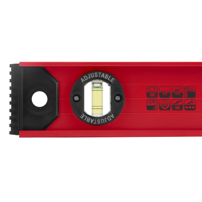 Уровень алюминиевый "Рельс", 400 мм, 3 глазка, усиленный Matrix по ценам производителя в Москве с доставкой по всей России