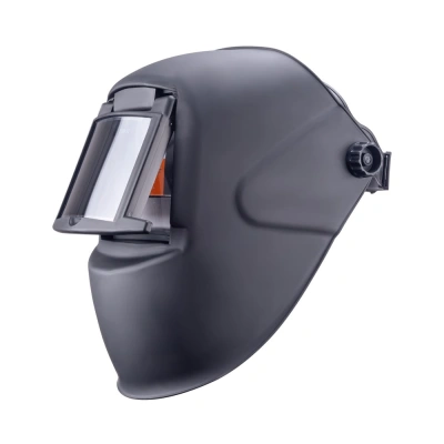 Маска сварщика ГЛАДИАТОР "черная" С5  (пр-во FoxWeld) с откидным стеклом по ценам производителя в Москве с доставкой по всей России