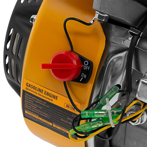 Двигатель бензиновый RX-17K, 7 л.с., 212 см3, горизонтальный вал шпонка 19 мм Denzel по ценам производителя в Москве с доставкой по всей России