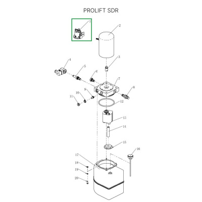 Контактор двигателя подъема 24В для штабелеров SDR/SDK, для тележек SK20 по ценам производителя в Москве с доставкой по всей России