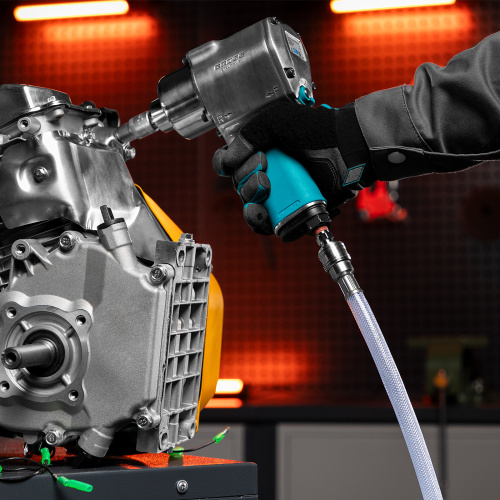 Шланг пневматический ПВХ, 10 x 16 мм, 18 бар, армированный, прозрачный, быстросъемное соединение, 15 м Stels по ценам производителя в Москве с доставкой по всей России