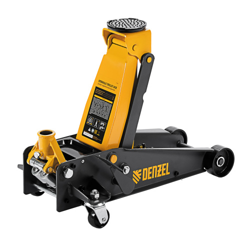 Домкрат гидравлический подкатной 3 т, с фиксатором, быстрый подъем, 135-480 мм, профессиональный Denzel по ценам производителя в Москве с доставкой по всей России