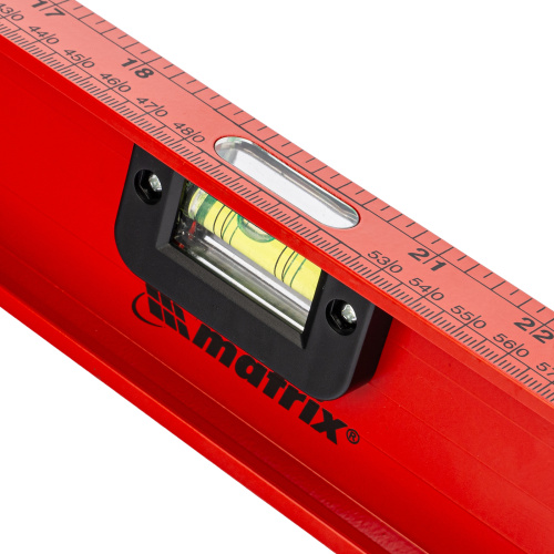 Уровень алюминиевый "Рельс", 1000 мм, 3 глазка, усиленный Matrix по ценам производителя в Москве с доставкой по всей России