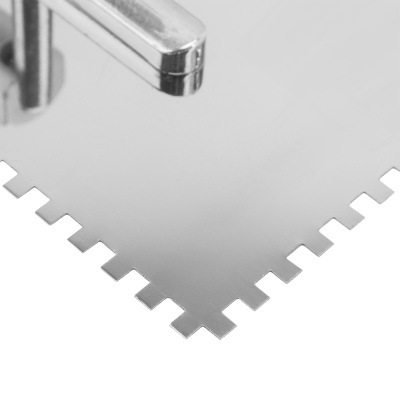 Гладилка из нержавеющей стали, 280 х 130 мм, деревянная ручка, зуб 6 х 6 мм Matrix по ценам производителя в Москве с доставкой по всей России