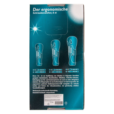 Набор отверток 6 шт, S2, трехкомпонентная рукоятка Gross по ценам производителя в Москве с доставкой по всей России