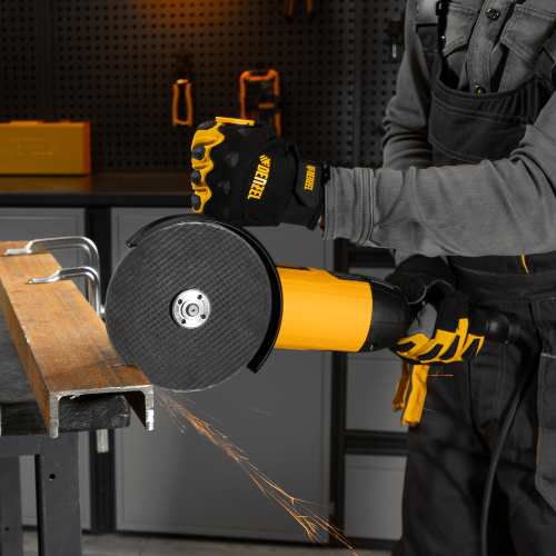 Машина шлифовальная угловая AG180-2000, 2000 Вт, 180 мм, 8500 об/мин Denzel по ценам производителя в Москве с доставкой по всей России