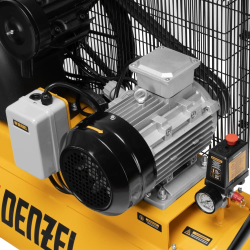 Компрессор воздушный рем. привод BCV 4000-T/100, 4,0 кВт, 100 литров, 690 л/мин Denzel по ценам производителя в Москве с доставкой по всей России