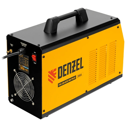 Аппарат инвертор. аргонодуговой сварки ITIG-200 ACDC Mix Pulse, 200 А, ПВ 60% Denzel по ценам производителя в Москве с доставкой по всей России
