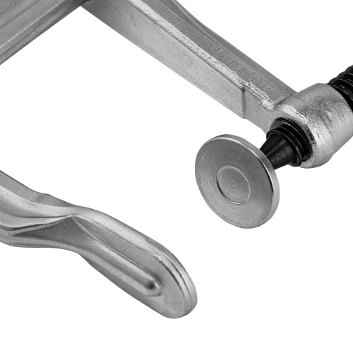 Струбцина F-образная, 80x300мм, кованая Denzel по ценам производителя в Москве с доставкой по всей России