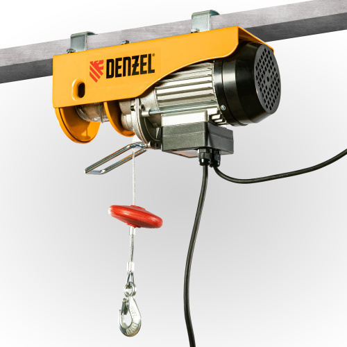 Тельфер электрический TF-250, 0.25 т, 540 Вт, высота 12 м, 10 м/мин Denzel по ценам производителя в Москве с доставкой по всей России