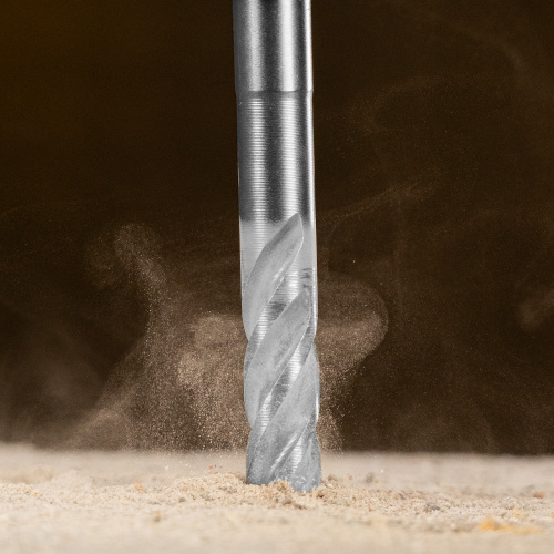 Бур по бетону, цельная крестовая пластина, 10x115 мм, SDS PLUS Denzel по ценам производителя в Москве с доставкой по всей России