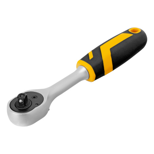 Ключ-трещотка 1/4", 90 зубьев, с быстрым сбросом, CrV Denzel по ценам производителя в Москве с доставкой по всей России