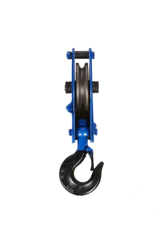 Блок монтажный однорольный с  крюком TOR 0,5 т с откидной щекой (S) по ценам производителя в Москве с доставкой по всей России