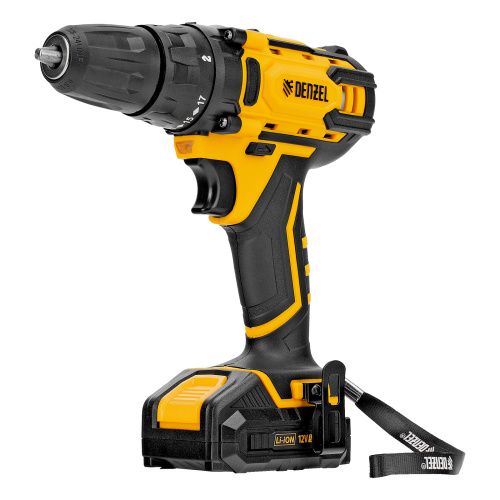 Дрель-шуруповерт аккумуляторная CDL-12-02BM, Li-Ion, 12 В, 2 акк. Denzel по ценам производителя в Москве с доставкой по всей России