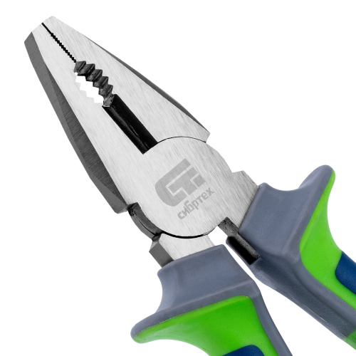 Плоскогубцы комбинированные, 200 мм, фосфатирование, трехкомпонентные рукоятки Сибртех по ценам производителя в Москве с доставкой по всей России