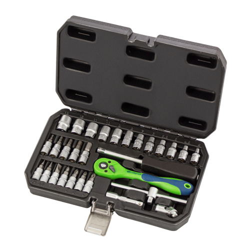 Набор инструментов 29 предметов, CrV, 1/4" Сибртех по ценам производителя в Москве с доставкой по всей России