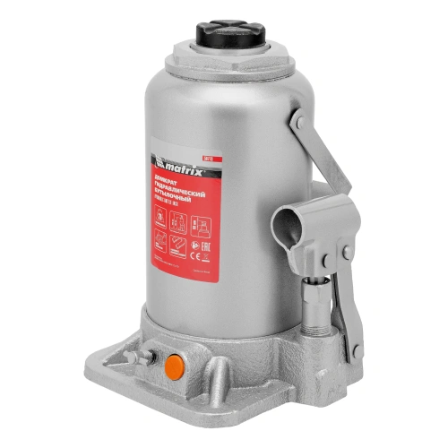 Домкрат гидравлический бутылочный, 20 т, h подъема 244-449 мм Matrix по ценам производителя в Москве с доставкой по всей России