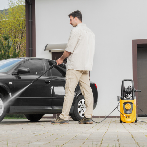 Моечная машина высокого давления R-170D, 2000 Вт, 170 бар, 360 л/ч, с барабаном Denzel по ценам производителя в Москве с доставкой по всей России