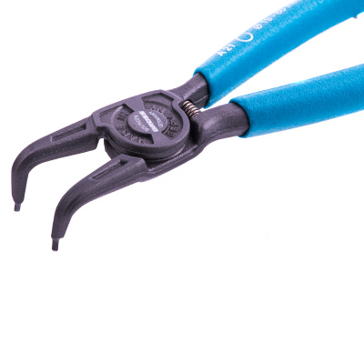 Съемник, 165 мм, для внешних стопорных колец (19-60 мм) изогнутые губки (разжим) Gross по ценам производителя в Москве с доставкой по всей России