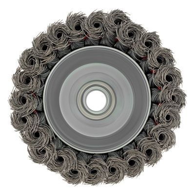 Щетка для УШМ, 100 мм, М14, "чашка", крученая проволока 0.35 мм Matrix по ценам производителя в Москве с доставкой по всей России