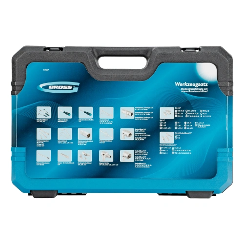 Набор инструментов, 1/2", 3/8", 1/4", CrV, 120 зубьев, 216 предметов Gross по ценам производителя в Москве с доставкой по всей России