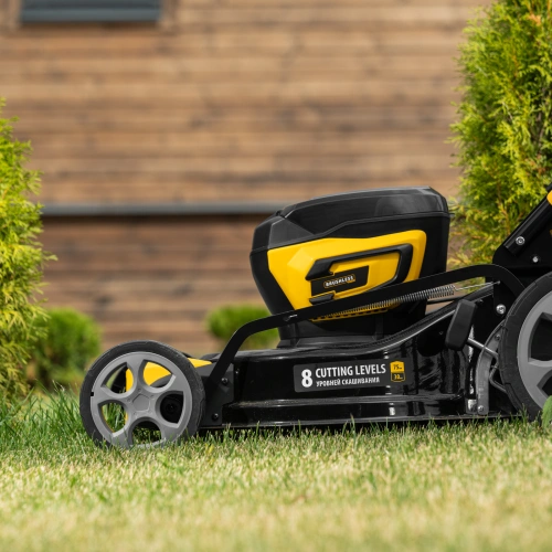 Газонокосилка аккумуляторная бесщет. DLM-460, 460 мм, травосб. 65 л., Li-Ion, 40 В Denzel по ценам производителя в Москве с доставкой по всей России