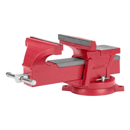 Тиски слесарные, 200 мм, поворотные, с наковальней Matrix по ценам производителя в Москве с доставкой по всей России