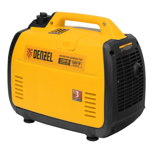 Генератор инверторный GT-2200iS, 2.2 кВт, 230 В, бак 4 л, закрытый корпус, ручной старт Denzel по ценам производителя в Москве с доставкой по всей России