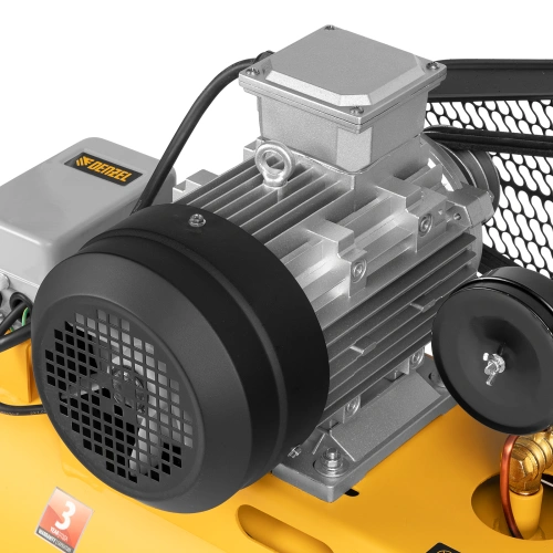 Компрессор воздушный BCW3000-T/100, ременный привод, 3.0 кВт, 100 литров, 520 л/мин Denzel по ценам производителя в Москве с доставкой по всей России