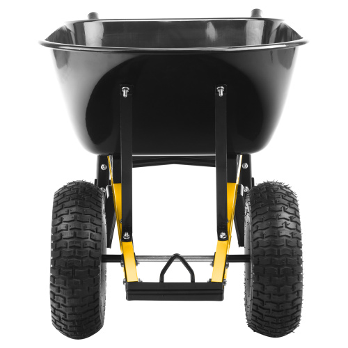 Тачка строительная, усиленная, объем 140 л, 250 кг, двухколесная, колесо 15х6.00-6 Denzel по ценам производителя в Москве с доставкой по всей России