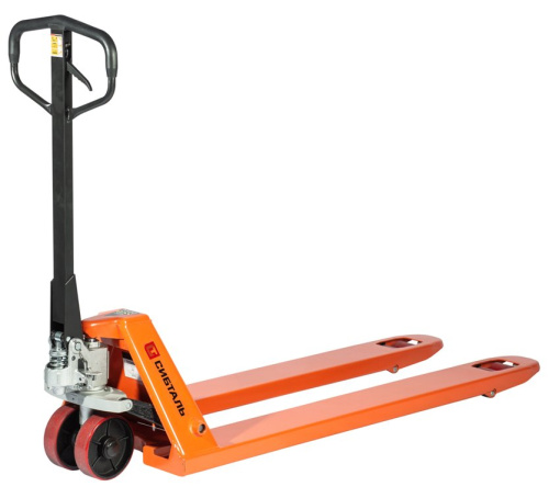 Гидравлическая тележка (рокла) ACR, 2,5 т, Вилы: 1150 Х 550, СибТаль, полиуретановые колеса купить в Москве с доставкой по всей России | ProtosMarket.ru