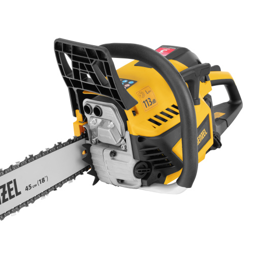 Пила цепная бензиновая DS-5218, шина 45 см, 52 см3, 3 л.с, шаг 0,325, паз 1,5 мм, 72 звена Denzel по ценам производителя в Москве с доставкой по всей России