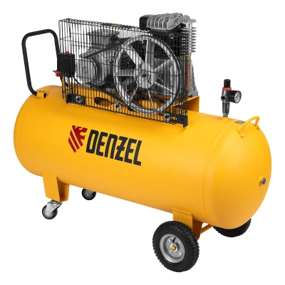 Компрессор воздушный BCI3000-T/200, ременный привод , 3.0 кВт, 200 литров, 530 л/мин Denzel по ценам производителя в Москве с доставкой по всей России