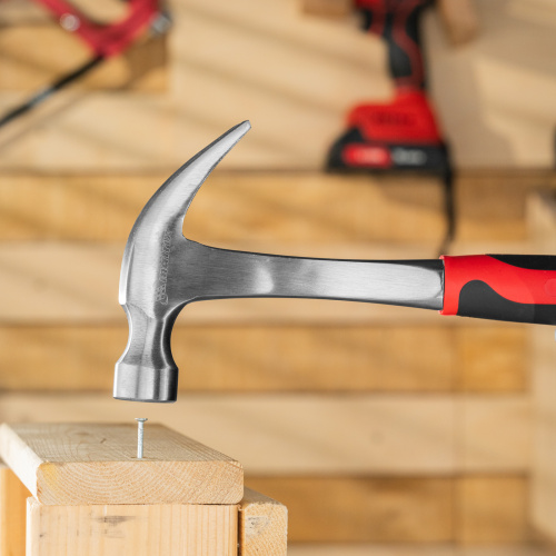 Молоток-гвоздодер, 450 г, цельнометаллический, двухкомпонентная рукоятка Matrix по ценам производителя в Москве с доставкой по всей России