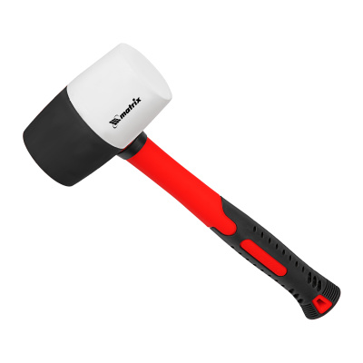 Киянка резиновая, 680 г, черно-белая резина, фибергласовая рукоятка Matrix по ценам производителя в Москве с доставкой по всей России