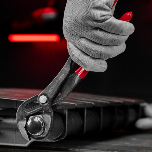 Клещи переставные 250 мм, кнопочный механизм, хром-ванадий, обливные рукоятки Matrix по ценам производителя в Москве с доставкой по всей России