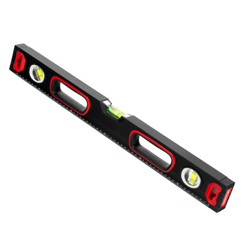 Уровень алюминиевый, усиленный, фрезерованный, 3 глазка, двухкомпонентные рукоятки, 600 мм Matrix по ценам производителя в Москве с доставкой по всей России