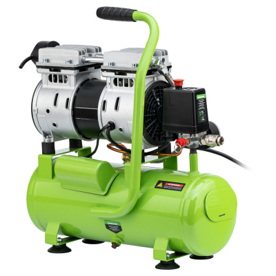 Компрессор безмаслянный малошумный МБ 750/10,750 Вт, 10 л, 150 л/мин Сибртех по ценам производителя в Москве с доставкой по всей России