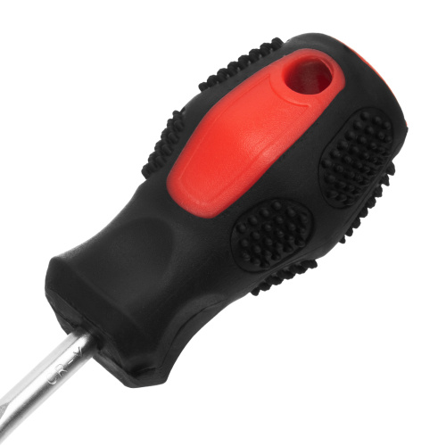 Отвертка Anti-Slip, SL5 х 38 мм, CrV, двухкомпонентная рукоятка Matrix по ценам производителя в Москве с доставкой по всей России