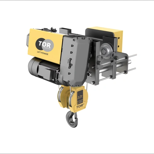 Таль передвижная двухскоростная с уменьшенной строительной высотой  3,2т 18м 2/1 380В электрическая канатная TOR SHA8 2D купить в Москве с доставкой по всей России | ProtosMarket.ru