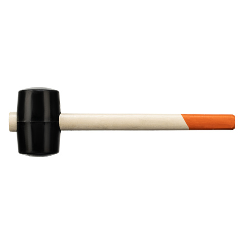 Киянка резиновая, 450 г, черная резина, деревянная рукоятка Sparta по ценам производителя в Москве с доставкой по всей России